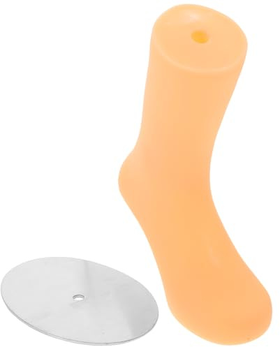 IMIKEYA Mannequin-Fuß-Socken-Modell Kinder-Baby-Füße-Socken-Display Kurze Strümpfe Knöchel-Armband Schmuck-Display-Ständer Booties Stützen Für Einzelhandelsgeschäft Zuhause Beige