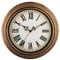 Plumeet Extra Große Wanduhr Klassisch 40.6cm, Ruhige Retro Wanduhr ohne Tickgeräusche für Wohnzimmer, Schlafzimmer, Batteriebetrieben, Römische Zahlen