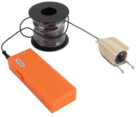 Zunate Underwater Fishing Camera, Fish Finder 1080P FHD Visual Night Vision, 5000mah Rechargeable Battery, 98.43ft Cable, for Ice Lake Sea Boat Kayak Fishing