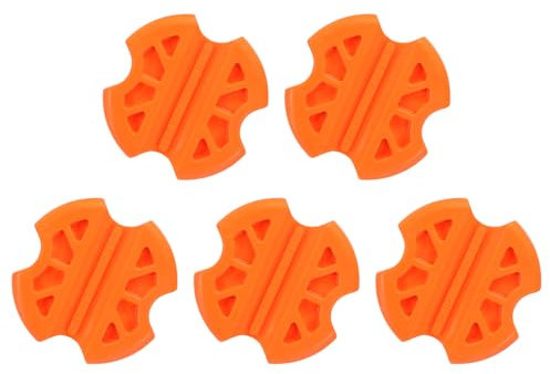 sourcing map 2Pcs Cable Pulling Grip High Strength Wire Grip Rope Jaw Puller Steel Cable Pulling Tool for 3-6mm Cable Hand Puller(Orange)