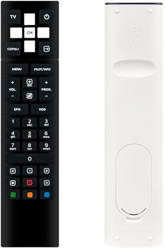 Télécommande remplacée Convient pour Pilot Cyfra Plus Canal+ NC+ Sagemcom Premium Box 4K WiFi Box DSIW74,with User Manual