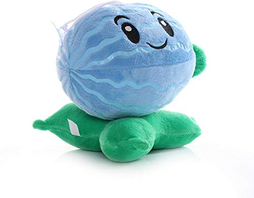 iiFi Plants vs Zombies Cattail Plush 2 PVZ Plushies 16cm, Peashooter/Snapdragon/Sunflower/Winter Melon Stuffed Soft Doll Toy for Kids (Winter Melon)