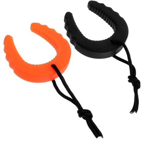 HOMOCONO Emergency Door Stopper Wedge C-Shape EMS Security Door Jam for Firefighter Safety and Anti-Pinch Protection Orange and Black for Emergency Exit Access