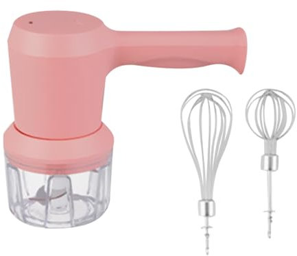 FytStycale Hachoir électrique 3 En 1 avec Hachoir à Viande et Réglages de pour Divers Ingrédients, Rose