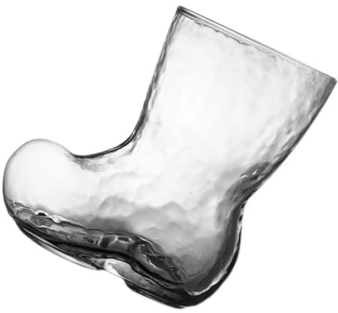 GLEAVI Botte à Bière En Verre 380ml Coupe De Botte Verre Transparent Pour Fête Usage Domestique Et Bureau