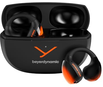 beyerdynamic AMIRON Zero Auriculares de Clip Abierto con Concepto de Sonido Abierto y diseño de Clip Innovador, oído Abierto, Bluetooth 5.4, 20 Horas de reproducción Total en Sport