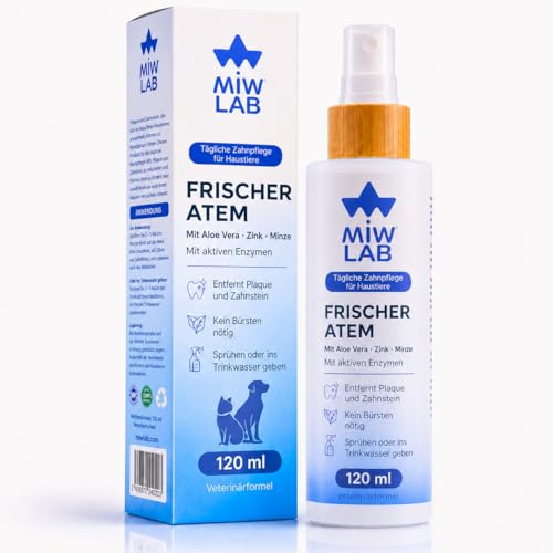 Spray Bucal para Mal Aliento de Perros y Gatos Elimina Placa y Sarro en Dientes Previene Halitosis Aditivo para el Agua o Pulverizador Directo Dentífrico Líquido Hecho en España 120ml