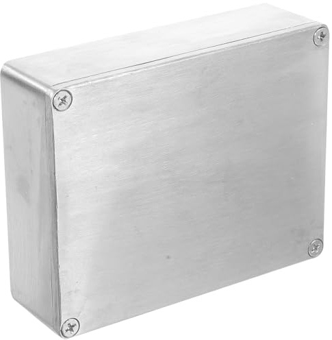 Vaguelly Aluminium Kasten Gitarren Effektpedal Gehäuse mit Aluminium Druckguss Stabile Klangqualität und Stilvolles Design für Live Auftritte und Zuhause