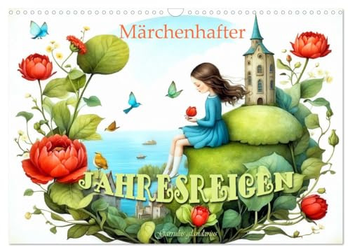 Märchenhafter Jahresreigen (Wandkalender 2026 DIN A3 quer), CALVENDO Monatskalender: Stimmungsvolle Kinderbilder im Wandel der Jahreszeiten (CALVENDO Spass)
