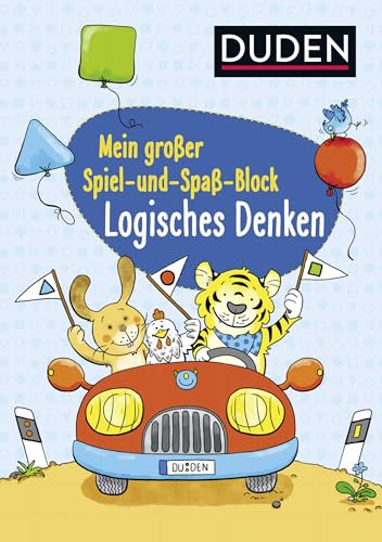 Duden: Mein großer Spiel- und Spaß-Block: Logisches Denken: Wahrnehmung und Konzentration (Rätselblock Kindergarten ab 4 Jahren, Band 3)