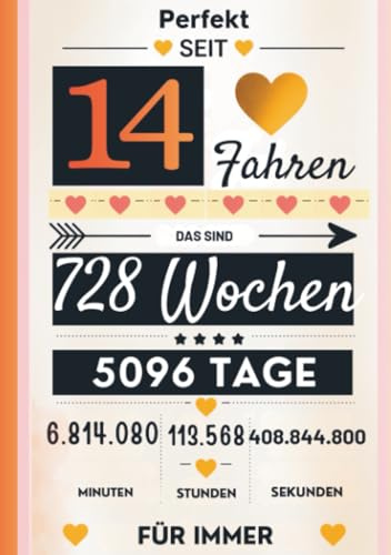 Notizbuch für Mädchen 14 Jahre- Geburtstagsgeschenk für 14 jährige Mädchen: Zum 14. Geburtstag. A5, liniert. Geeignet als Tagebuch, Kritzelbuch oder Workbook. 14. Geburtstag Mädchen Geschenk Buch.