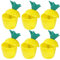 6 x Pineapple Cups with Paper Straws – Reusable Plastic 12oz Hawaiian Party Cup Tableware for Tropical Luau, Tiki, Hula & Beach Themed Parties – Perfect for Cocktails & Exotic Drinks