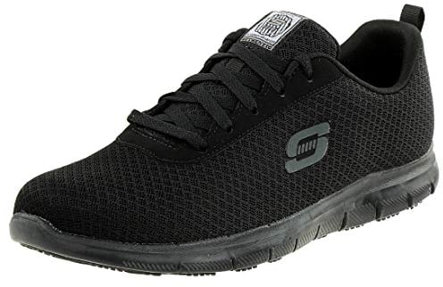Skechers Damen Ghenter Bronaugh Sneaker, Black Mesh Water And Stain Repellent Treatmen, 39 EU