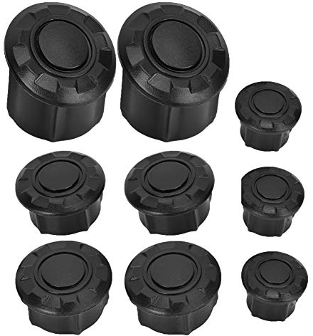 Rahmenkappen Abdeckstopfen Motorradrahmen Loch Abdeckkappen Plug Rahmenlochabdeckung Kappen Stopfen Kit Dekor für R1200GS LC Adventure 14-18