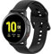 Yikamosi Compatibile con Samsung Galaxy Watch Active 2 Cinturino,Sgancio rapido Silicone Chiusura in acciaio inossidabile Cinturino di Ricambio per Galaxy Watch Active 2 40mm/44mm,Nero