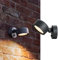 LED Außenstrahler ESKINA SPOT SENSOR LED Wand-/Deckenleuchte, 14,5W, 95°, 3000/4000K, 1000lm, IP54, dimmbar, anthrazit