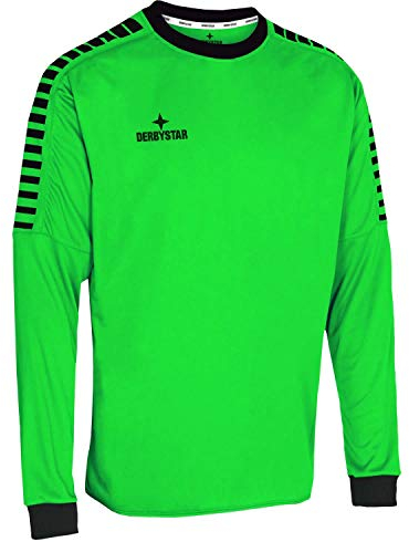 Derbystar Hyper Unisex Torwarttrikot, Gruen schwarz, S
