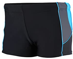 Aquarti Maillot de Bain Garçon, Nior/Graphite/Bleu, 134