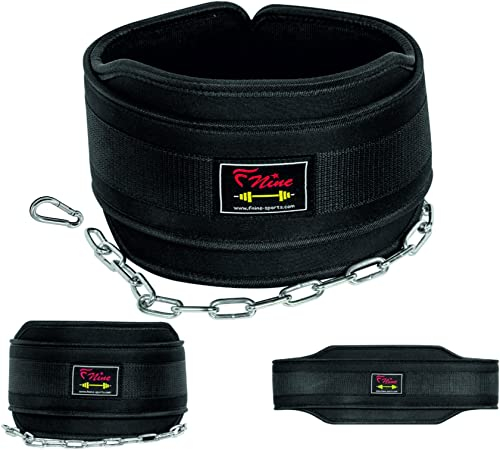 Gewichthebergürtel mit Kette, Fitness-Übungsgürtel