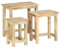 vidaXL 3X Mangoholz Massiv Satztisch Antik Rustikal Beistelltisch Couchtisch Wohnzimmertisch Sofatisch Kaffeetisch Teetisch Telefontisch