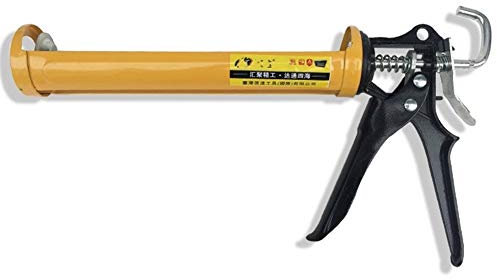 Pistolet pour Cartouches ，Pistolet à cartouche，Outils Enregistrer sous pression en verre industriel colle Pistolet à calfeutrer Cartouche d'étanchéité 360 degrés Rotatif Durable