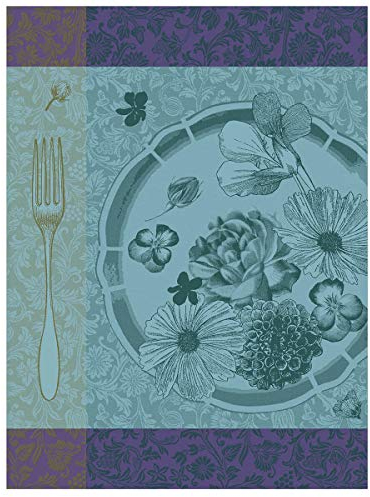 Le Jacquard Francais 26559 Geschirrtuch Fleurs A Croquer Chlorophylle 60 x 80 cm Baumwolle