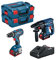 Bosch - Set da 18 V, trapano avvitatore a batteria GSR 18V-28 + martello perforatore GBH 18V-21 + 2 x GBA 4.0Ah + GAL 18V-40 + L-BOXX