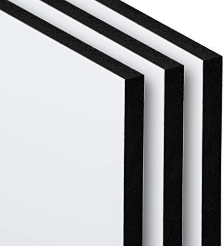 Aluverbundplatte 3-6 mm Aluminium Verbund Platte Weiß Zuschnitt Materialstärke und Größe Wählbar (6mm, 500 x 600 mm)