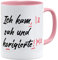 OM3® lustige Lehrer Tasse mit Spruch Lehrergeschenk | Keramik Becher | 11oz 325ml | Beidseitig Bedruckt | Rosa