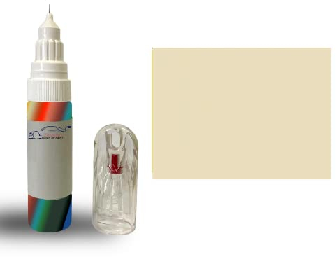 Xtremeauto RAL 1015 Light Ivory Pen Shiny Gloss Glossy Touch Up Paint Brush Repair Scratch Upvc Pvc Metal Wood