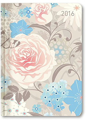 Mini-Buchkalender Style Blue Marble 2023 - Taschen-Kalender A6 - Elefant - Day By Day - 352 Seiten - Notiz-Buch - Alpha Edition