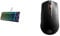 SteelSeries Apex 3 TKL - RGB Gaming Keyboard - Tenkeyless Compact Esports Form Factor - 8-Zone RGB Illumination & Rival 3 Wireless - Wireless Gaming Mouse, Black