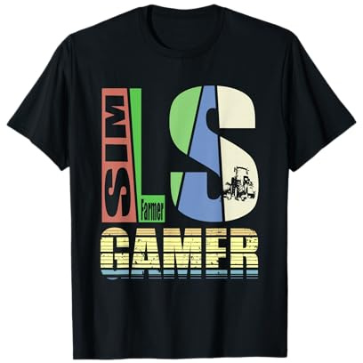 Bauernhof PC Simulator Traktorfahrer Landwirt T-Shirt