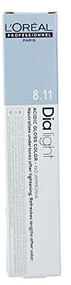 L'Oréal Professionnel DiaLight 8.11 Coloración Milkshake Carbon Sin Amoniaco, 50ml