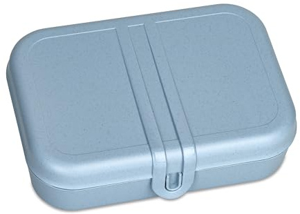 Koziol PASCAL L Lunchbox, Brotdose mit herausnehmbarem Trennsteg | mit Clipverschluss, robust, bruchfest, spülmaschinengeeignet, Made in Germany
