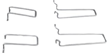 Nesbel - Spüren Sie die Reinheit? Blumenkastenhalter Pflanzkastenhalter für Doppelstab Gitter Gabionen Hochbeete, Set Größe:1 er Set