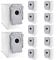 12 Packs Vacuum Bags for iRobot Roomba i3, i3+, i4, i4+, i6, i6+ i7, i7+, i7Plus, i8, i8+, j7, j7+, j8, j8+, s9, s9+, s9Plus, i and s Series Clean Base Automatic Dirt Disposal Bags