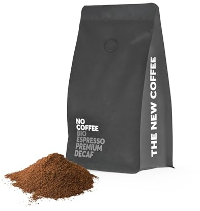No Coffee® – Premium Bio Espresso entkoffeiniert gemahlen (500g) | Endlich ein Decaf Coffee der schmeckt | Mit Wasser entkoffeinierter Espresso gemahlen | Koffeinfrei | Entkoffeinierter Kaffee