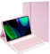 Jeloyutek Étui de clavier QWERTZ pour Xiaomi Pad 6 2023, clavier magnétique amovible, avec étui pour Xiaomi Pad 6/Pad 6 Pro 11 2023, rose