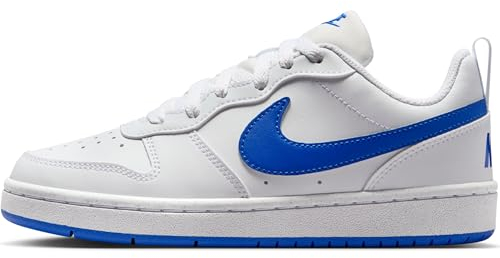 Nike Court Borough Low Recraft Schuh für ältere Kinder Trainingsschuh, White/Hyper Royal, 40 EU