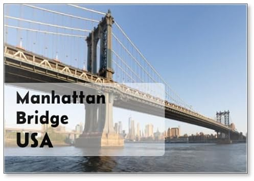 Kühlschrankmagnet Manhattan Bridge von DUMBO