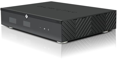 GUSTARD DAC-X30 HiFi Streaming di rete DAC: 4x ES9039SPRO PCM768kHz DSD512 Full Balanced MQA DAC, ingressi USB/LAN/OPT/COAX/AES/2* IIS/Clock su RCA/XLR Convertitore D/A con supporto 12V Trigger, Nero