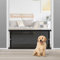 JUOIFIP Barrera para Perros, 27-48,Barrera Extensible Perros, Puerta para Perros, Barrera Seguridad Perros para Interiores y Exteriores