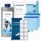 Wessper 2X Water Filter Cartridge Replacement for Philips AquaClean CA6903/10, CA6903/22 | Limescale Removal | Compatible with AquaClean Coffee Machines | Descaler 500 ml and Cleaning Tablets