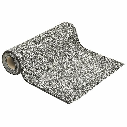Sufrk Steinfolie Grau 150 x 40 cm, Steinoptik Folie Breite für den Teichrand, Bachlauf, Teichfolie, Sandfarbe