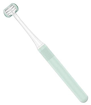 SEWOART Dreikopfzahnbürste Mundpflege-zahnbürste Für Hause Zahnreinigungsbürste Manuelle Zahnbürste Dreiseitige Zahnbürste Zahnburste Zahnbürsten