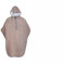 JMORCO Rollstuhldecke Rollstuhl-Umhang for ältere Menschen, verstaubarer universeller Rollstuhl-Schal mit Kapuze, Winter-Poncho, gefütterter Umhang, halbe Decke(Coffee)