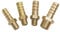 M8 M10 M12 Metric Male Thread x 6/8/10mm OD Hose Barb Brass Barbed Pipe Fitting Connector Coupler Adapter AUOQKQUT(M12x1.5 to 6mm)