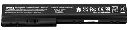 JPking DV7 Batteria per HP Pavilion DV7-1000 DV7-1010 DV7-1020 DV7-1030 DV7-1040 DV7-1050 HDX18 HDX18T-1000 HDX18-1020 X18-1100 DV8-1000 464058-251 480385-001 516355-001 HSTNN-DB75 HSTNN-IB75