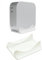 Vertical Mount for Mac Mini M4 2024, Sturdy Anti-Slip Computer Holder, Portable Multi-function Desktop Storage Bracket, PC Chassis Protective Bottom Base Accessories, Easy to Use (White)